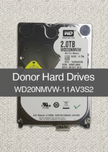 WD20NMVW-11AV3S2 2060-771961-001 Donor Drive