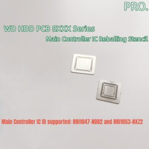 WD HDD PCB 8XXX Series Main Controller IC Reballing Stencil Package