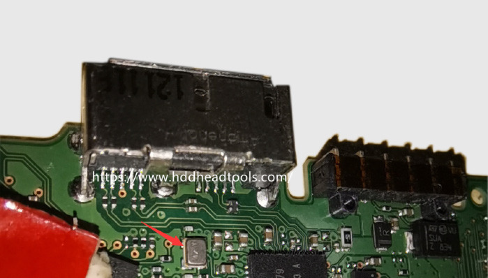 WD SMR HDD PCB 2060-800067 Capacitors to Remove