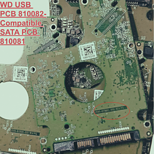 WD 2060-810082 SATA HDD Firmware Unlock PCB